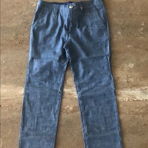 Pinco Pallino chambray boys pants size 6